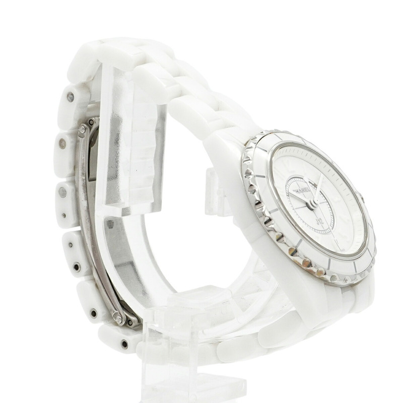 香奈兒 J12 幻影 H3705 白色錶盤小姐腕錶-2