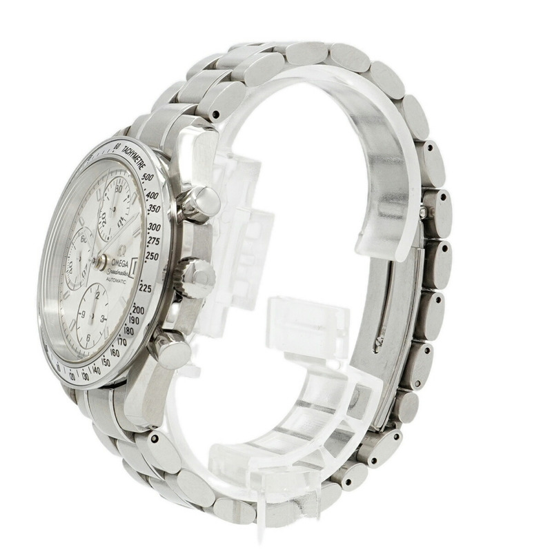 歐米茄超霸系列3513.30銀色錶盤男士腕錶-1