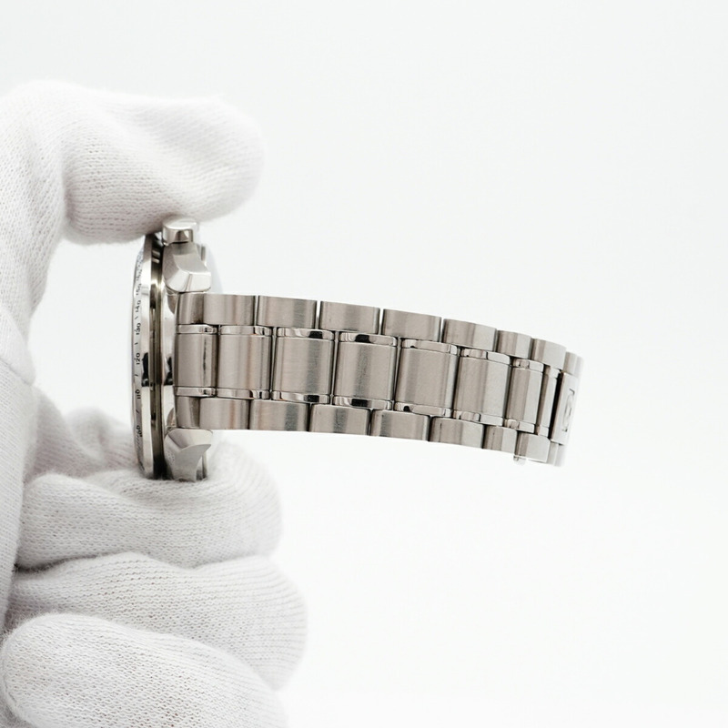 歐米茄超霸系列3513.30銀色錶盤男士腕錶-5