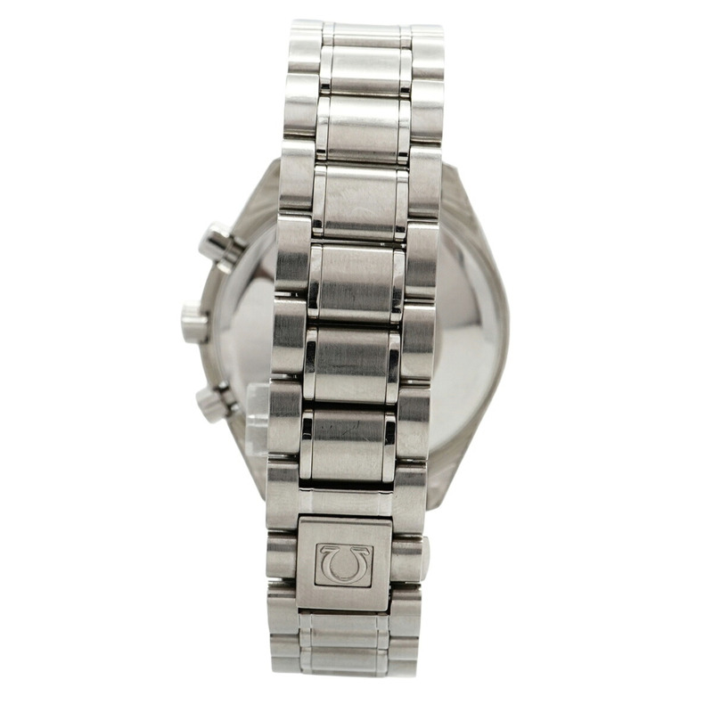 歐米茄超霸系列3513.30銀色錶盤男士腕錶-8