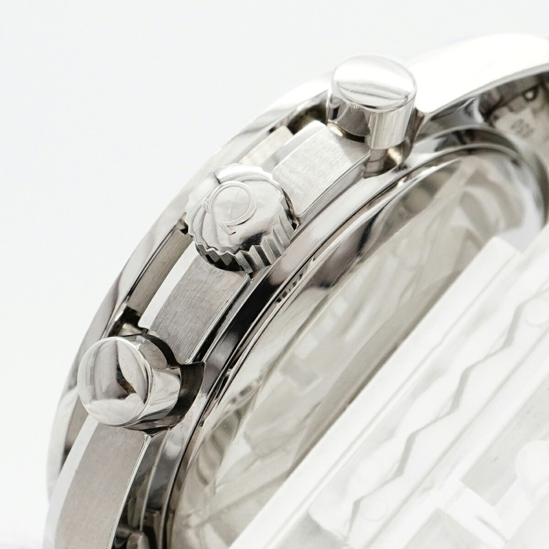 歐米茄超霸系列3513.30銀色錶盤男士腕錶-9