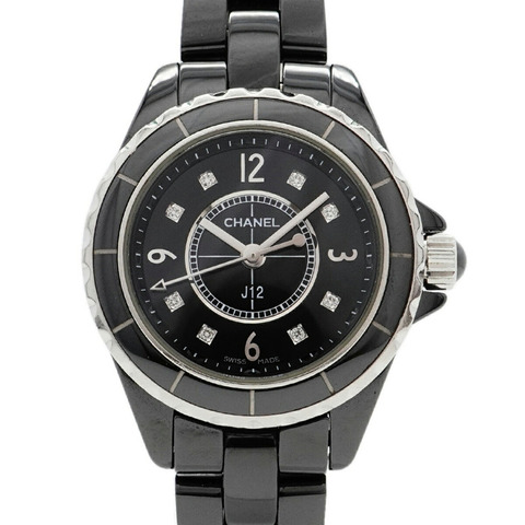 香奈兒 J12 H2569 黑色錶盤小姐腕錶