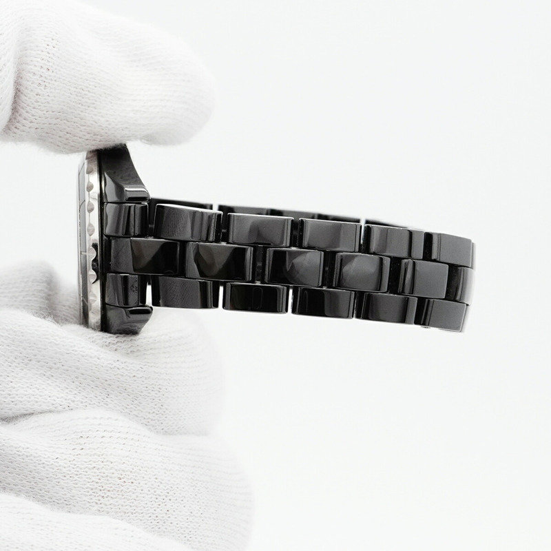 香奈兒 J12 H2569 黑色錶盤小姐腕錶-5