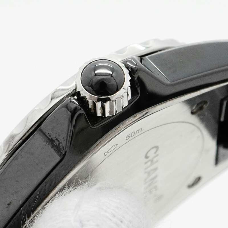 香奈兒 J12 H2569 黑色錶盤小姐腕錶-8