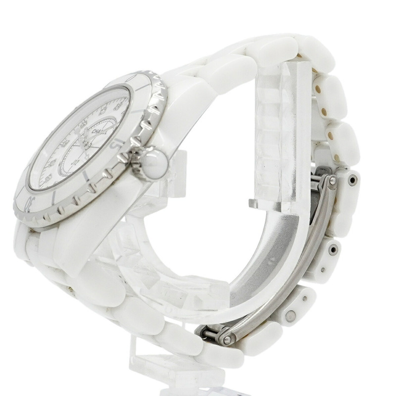 香奈兒 J12 H1628 白色錶盤女錶-1