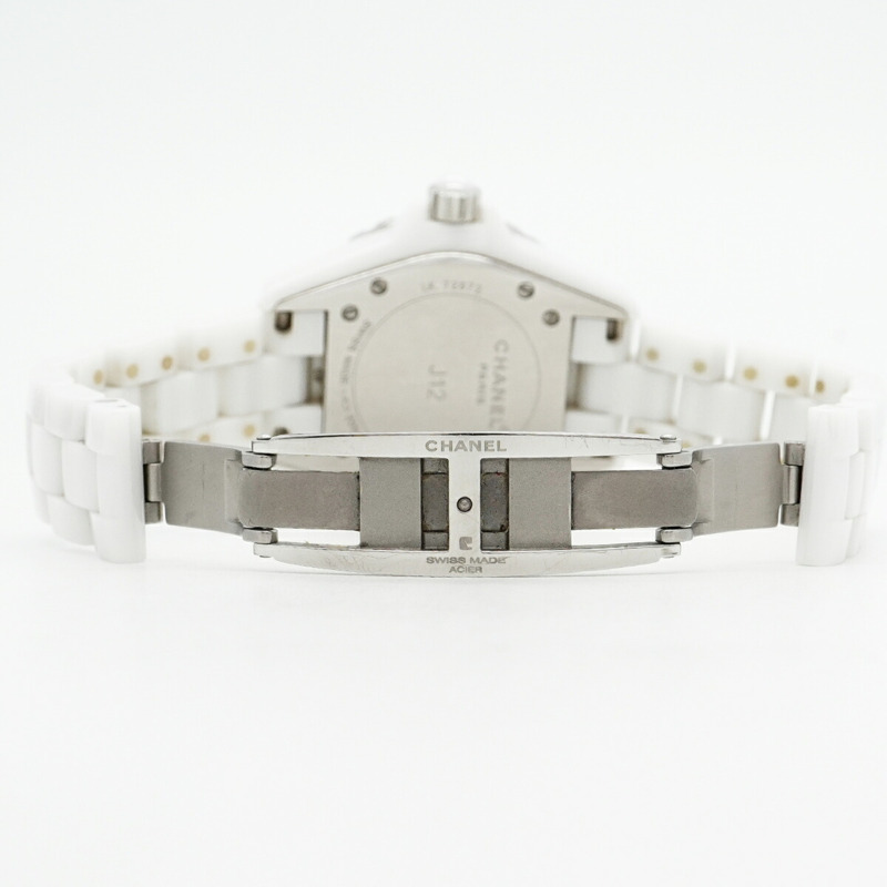 香奈兒 J12 H1628 白色錶盤女錶-3