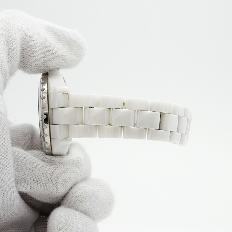 香奈兒 J12 H1628 白色錶盤女錶-5