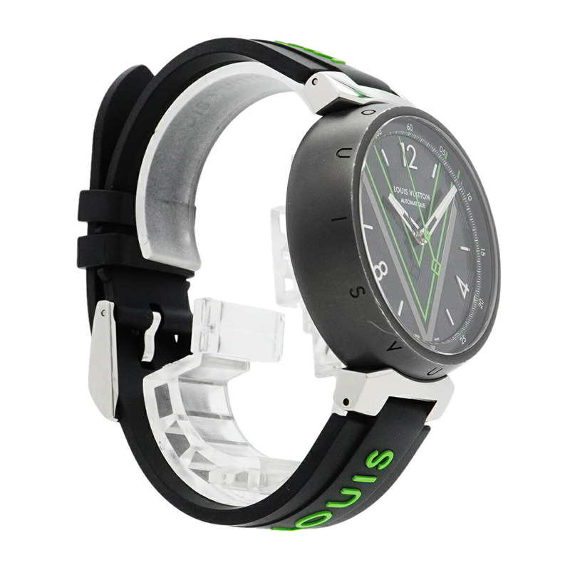 路易威登 Tambour QA131Z 黑色錶盤男士腕錶-2