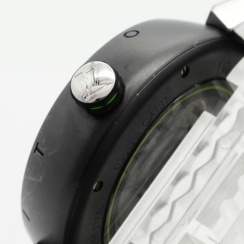 路易威登 Tambour QA131Z 黑色錶盤男士腕錶-8