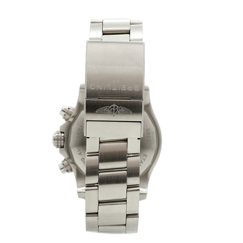 百年靈復仇者A13385藍色錶盤男士腕錶-6