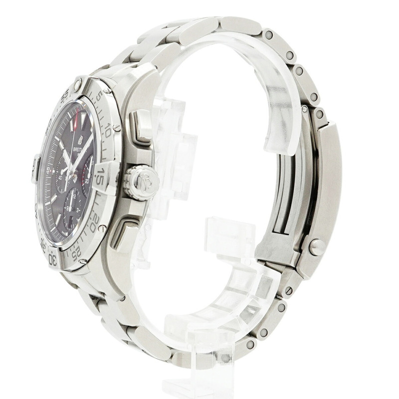 百年靈復仇者AB0147黑色錶盤男士腕錶-1