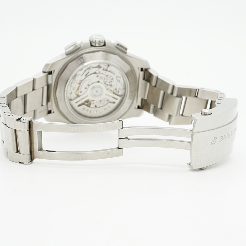 百年靈復仇者AB0147黑色錶盤男士腕錶-3