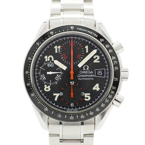 歐米茄超霸系列3513.53黑色錶盤男士腕錶