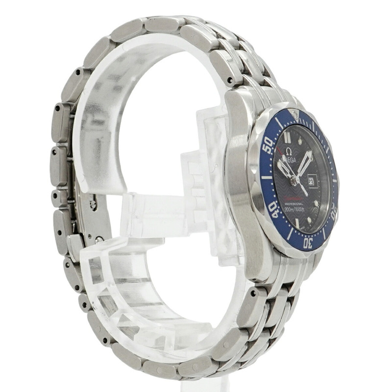 歐米茄海馬系列 2224.80 海軍藍錶盤女錶-2