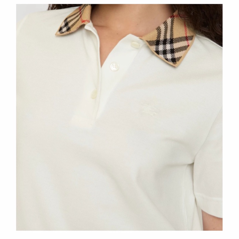 Burberry 女士 格紋領Polo衫XS S M L XL碼-2