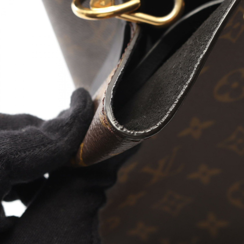 路易威登 Neonoe 肩背包 M44020 Monogram 帆布 棕色 黑色 二手 LV-7