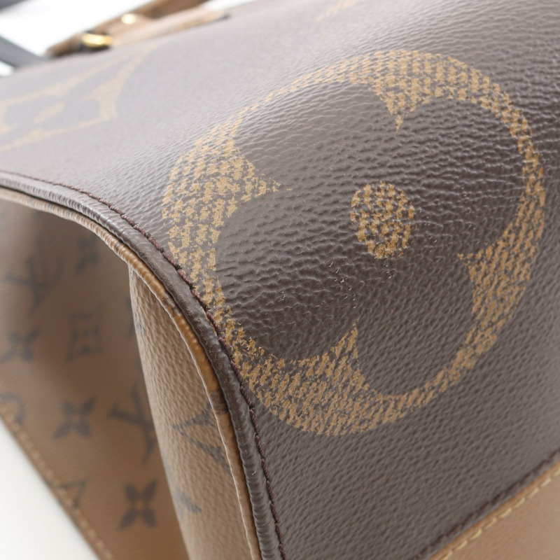 路易威登 On the Go MM 單肩托特包 M45321 Monogram Giant Reverse 二手-5