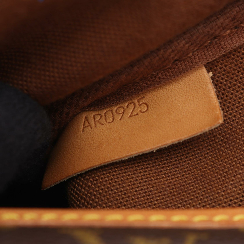 路易威登 Saumur 30 肩斜背包 M42256 Monogram 帆布 棕色 二手-5