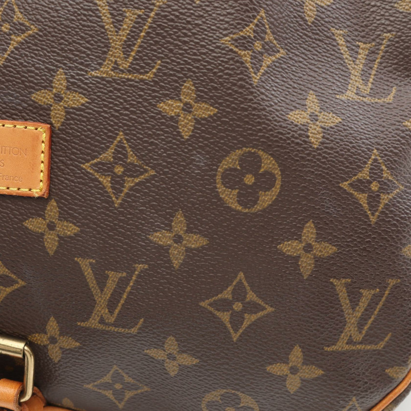 路易威登 Saumur 30 肩斜背包 M42256 Monogram 帆布 棕色 二手-14