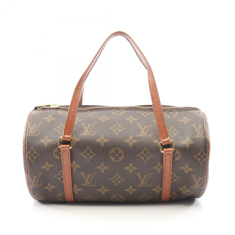 路易威登 Papillon 26 舊手提包 M51366 Monogram 帆布棕色二手女士 LV