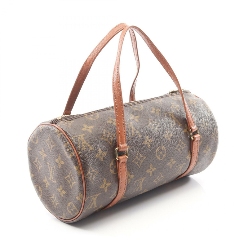 路易威登 Papillon 26 舊手提包 M51366 Monogram 帆布棕色二手女士 LV-1