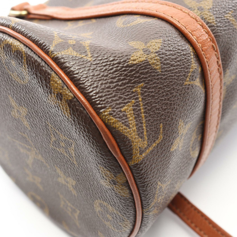 路易威登 Papillon 26 舊手提包 M51366 Monogram 帆布棕色二手女士 LV-5