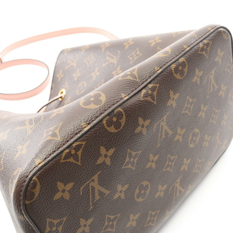 路易威登 Neonoe 肩背包 M44022 Monogram 帆布皮革 棕色粉紅色 二手-8