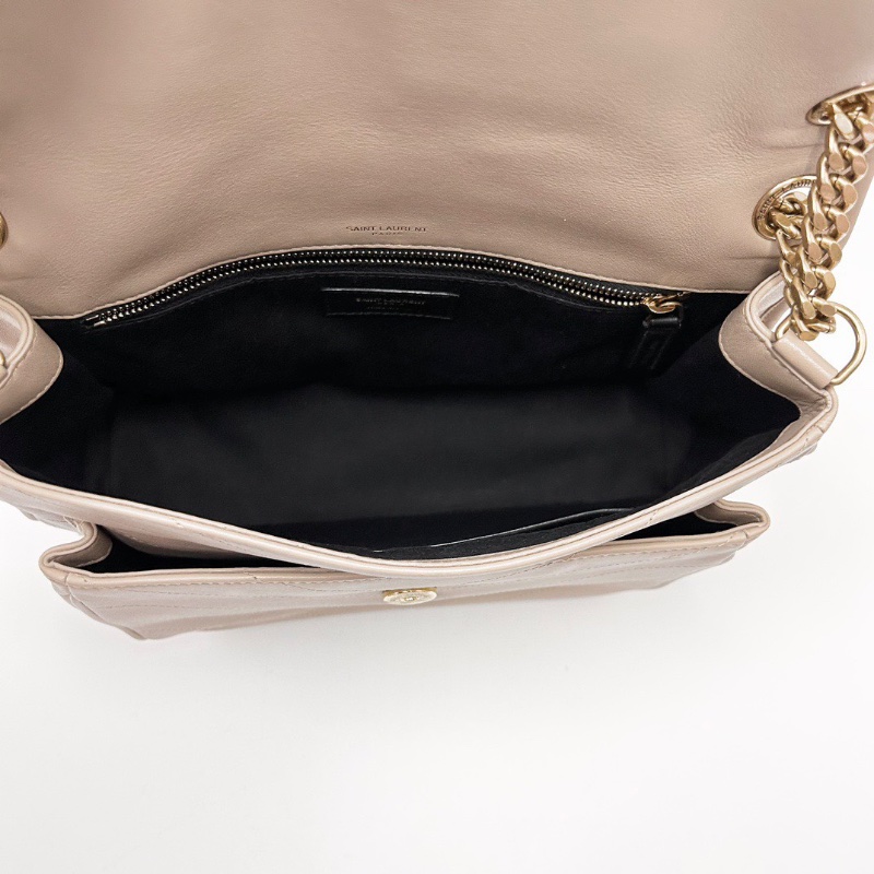 YSL 裸粉色D扣中號niki鏈條包28*20*8.5 98新配件塵袋-2