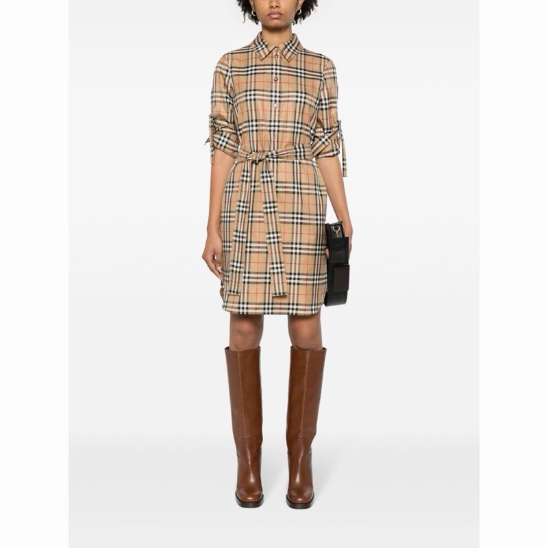 Burberry 女士 襯衫式連衣裙UK-0 UK-2 UK-4 UK-6 UK-8 UK-10碼-1