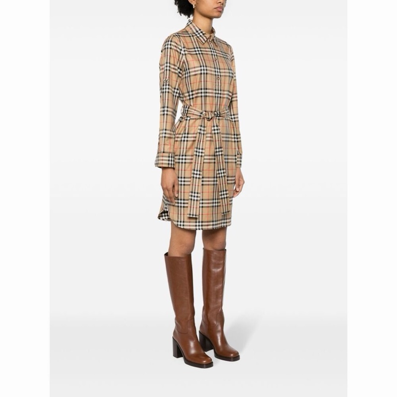 Burberry 女士 襯衫式連衣裙UK-0 UK-2 UK-4 UK-6 UK-8 UK-10碼-2