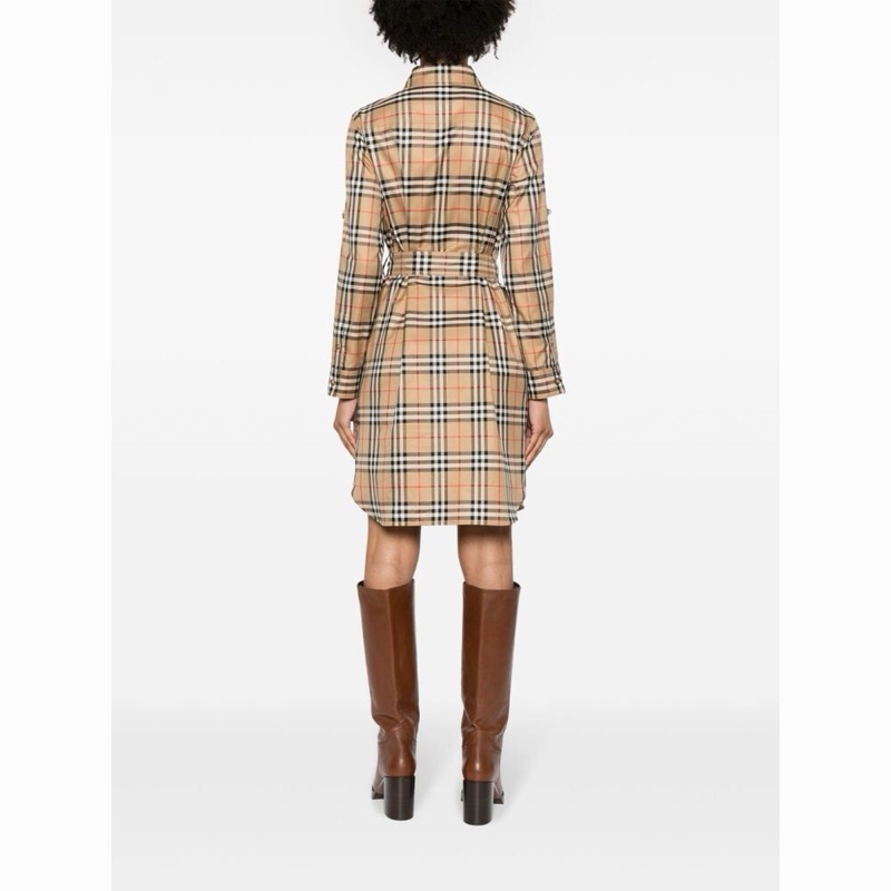Burberry 女士 襯衫式連衣裙UK-0 UK-2 UK-4 UK-6 UK-8 UK-10碼-3