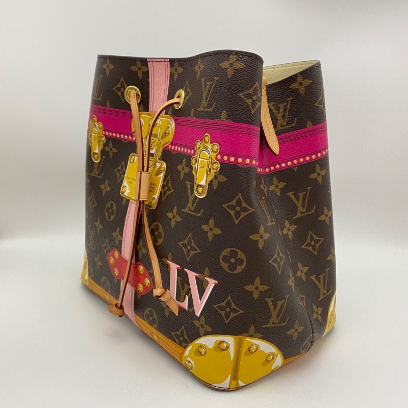 LV經典老花宮廷水桶肩背包26*26*17 98新配件塵袋-5