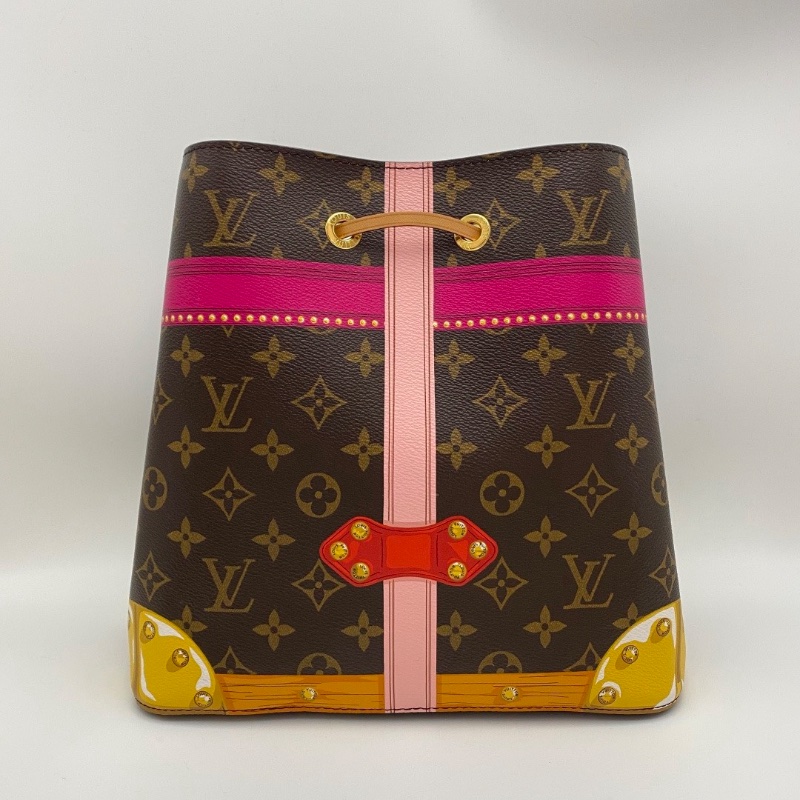 LV經典老花宮廷水桶肩背包26*26*17 98新配件塵袋-6