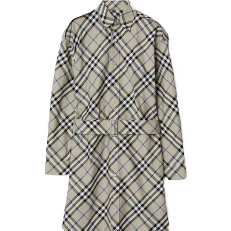 Burberry 女士 格紋襯衫式連衣裙UK-4 UK-6 UK-8 UK-10 UK-12碼-0