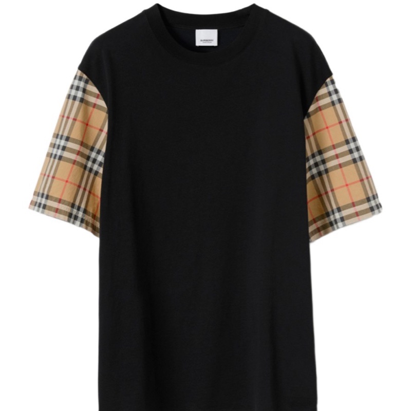 Burberry 女士 Vintage 格紋衣袖T恤XXXS XXS XS S M L XL碼-0