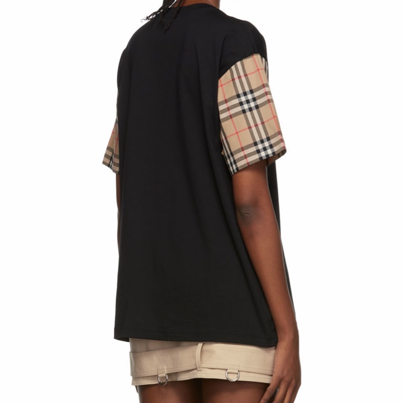 Burberry 女士 Vintage 格紋衣袖T恤XXXS XXS XS S M L XL碼-2