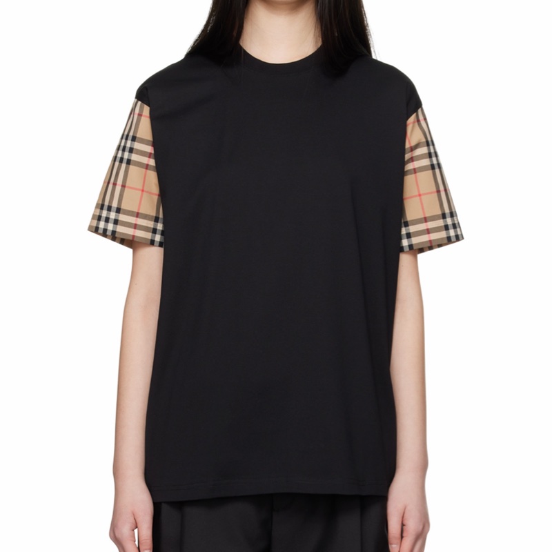 Burberry 女士 Vintage 格紋衣袖T恤XXXS XXS XS S M L XL碼-4