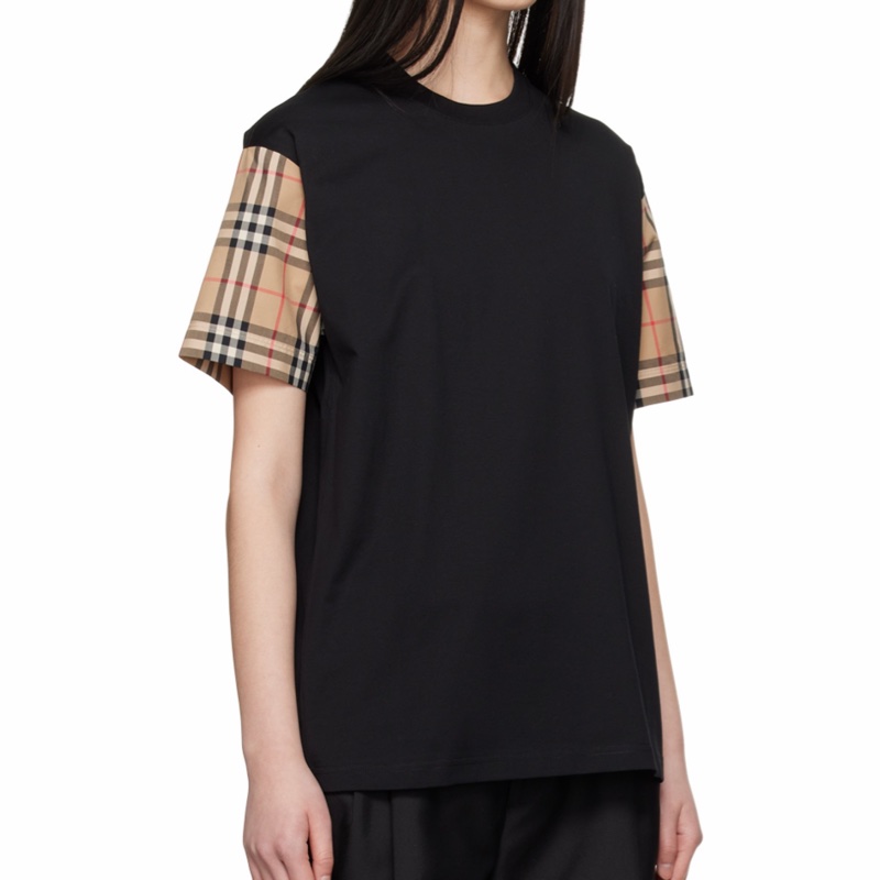 Burberry 女士 Vintage 格紋衣袖T恤XXXS XXS XS S M L XL碼-5