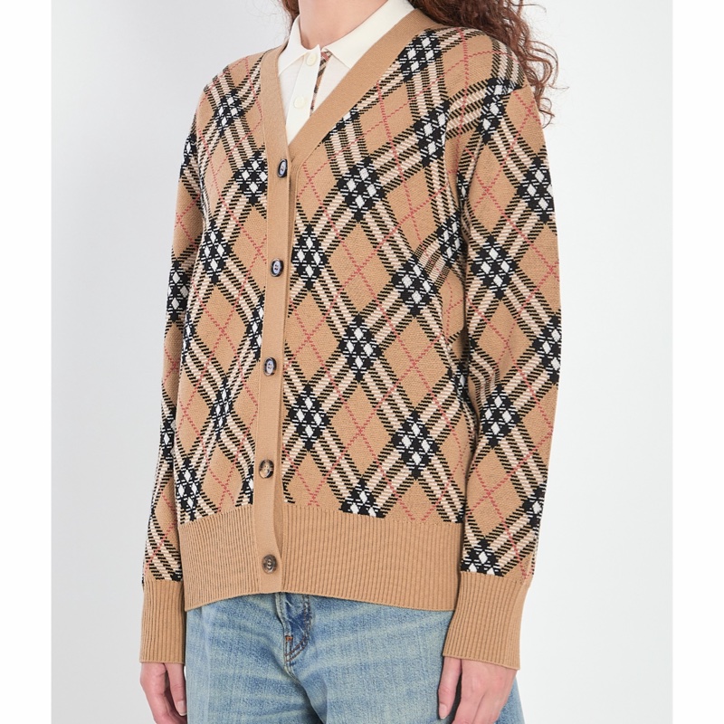 Burberry 女士 格紋開襟衫XXS XS S M L XL碼-5