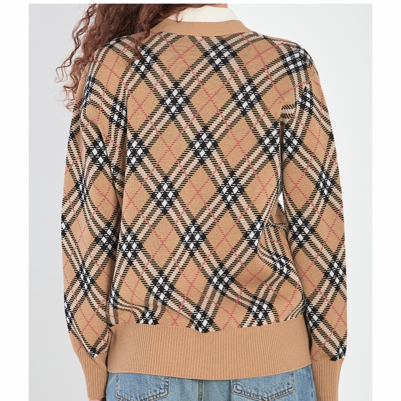 Burberry 女士 格紋開襟衫XXS XS S M L XL碼-7