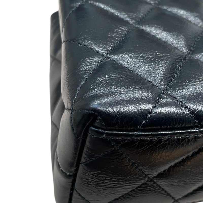 CHANEL 香奈兒 AS4416 KELLY COCO HANDLE 迷你鍊條包 皮革 黑色 金釦-8