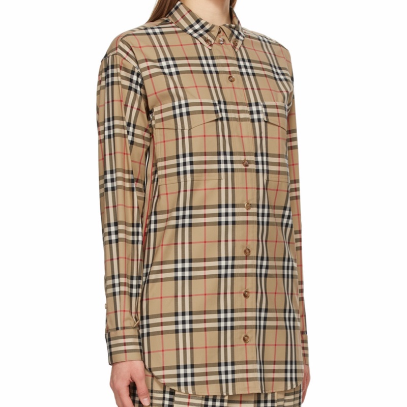 Burberry 女士 格紋襯衫UK-2 UK-4 UK-6 UK-8 UK-10 UK-12 UK-14-3