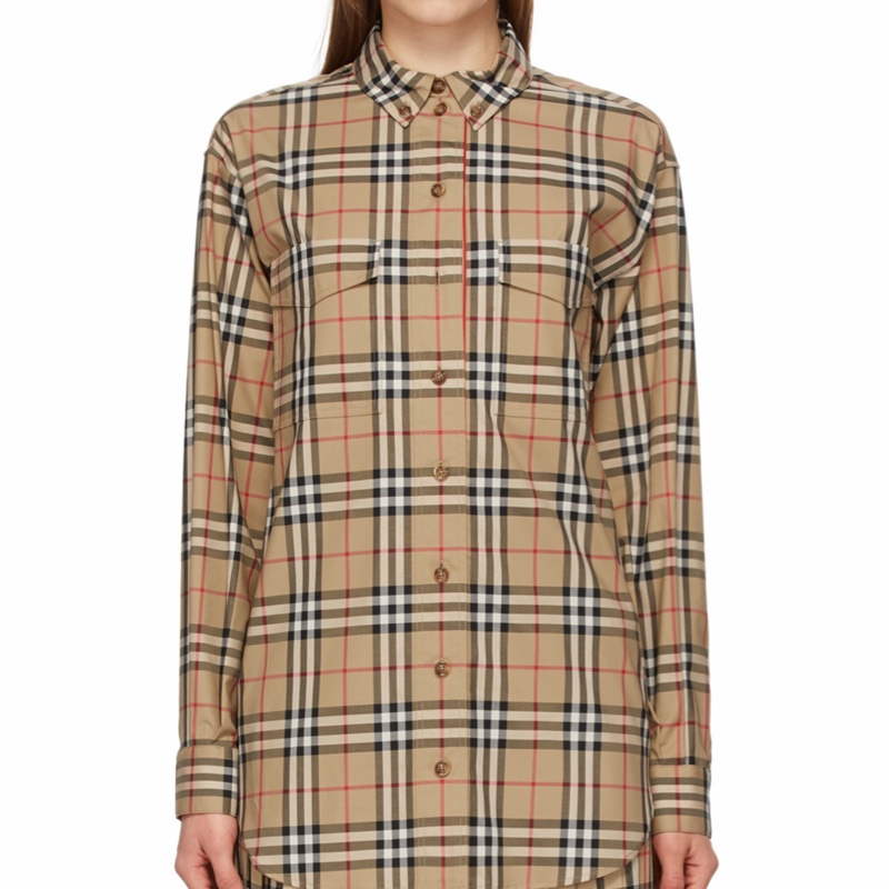 Burberry 女士 格紋襯衫UK-2 UK-4 UK-6 UK-8 UK-10 UK-12 UK-14-4