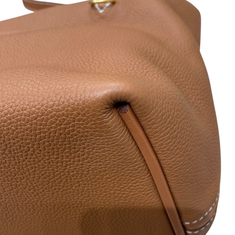 HERMES 愛馬仕 24/24 29 兩用包 皮革 金棕 金釦-9