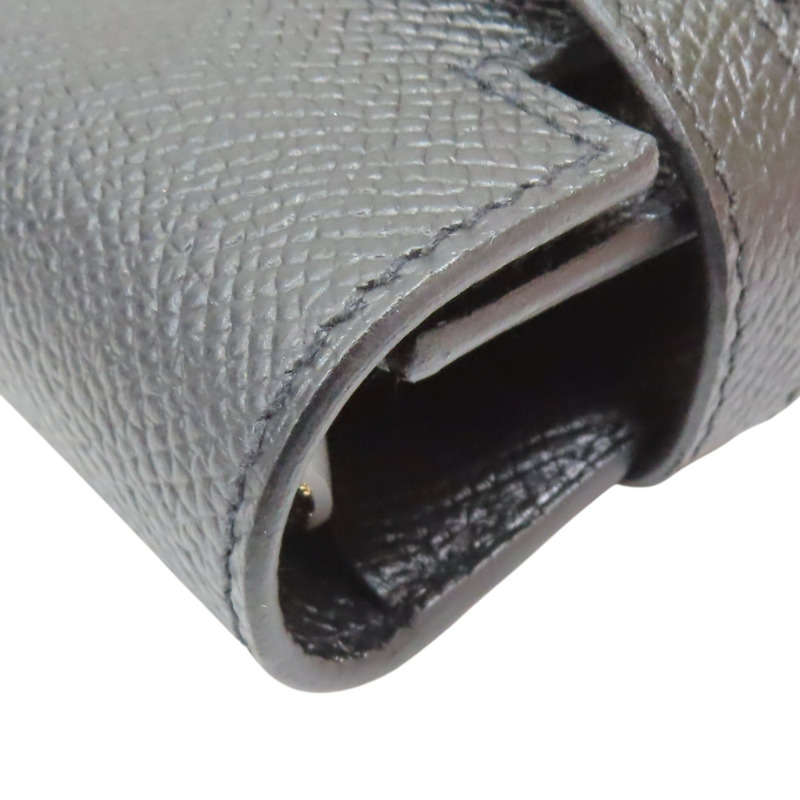 黑色 Epsom牛皮 Kelly 長夾 A刻 金扣【HERMES 愛馬仕】 H051300CK-12