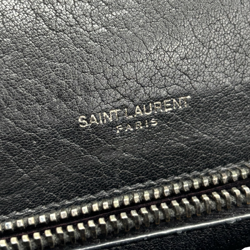黑色 皮革 College Medium 兩用包【SAINT LAURENT YSL 聖羅蘭 】 487213-5