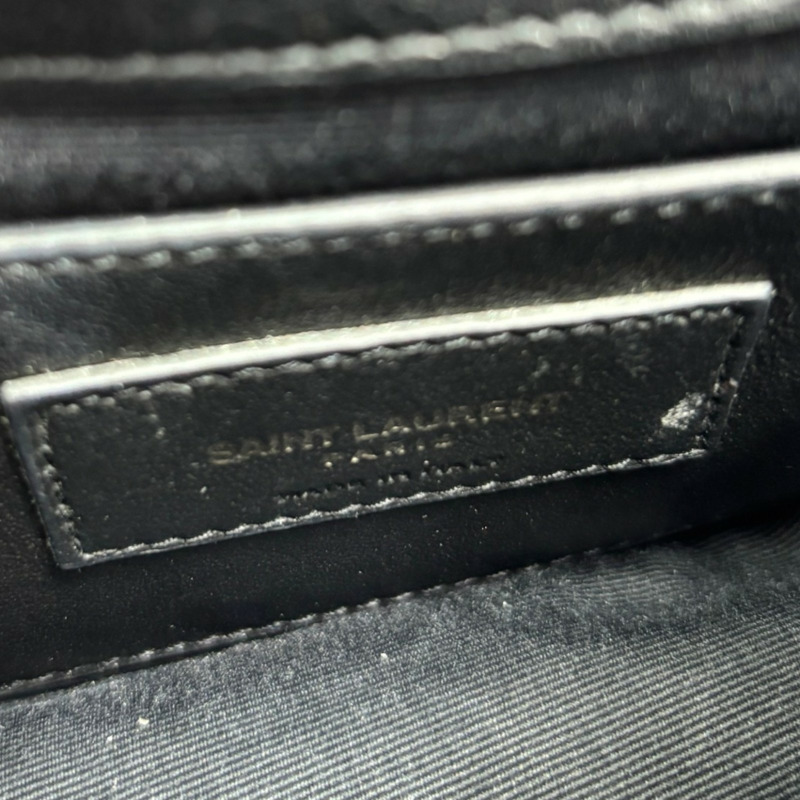 黑色 皮革 College Medium 兩用包【SAINT LAURENT YSL 聖羅蘭 】 487213-7