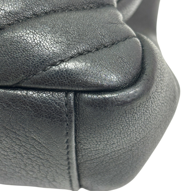 黑色 皮革 College Medium 兩用包【SAINT LAURENT YSL 聖羅蘭 】 487213-12