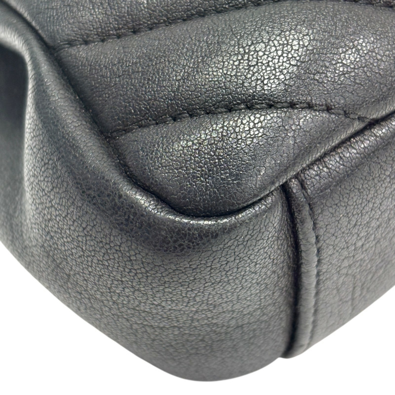 黑色 皮革 College Medium 兩用包【SAINT LAURENT YSL 聖羅蘭 】 487213-13