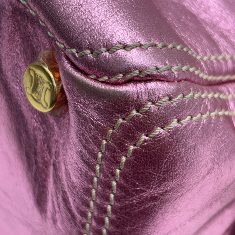 粉紅色 皮革 Boogie 手提包【CELINE 賽琳】 CE00/34-11